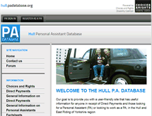 Tablet Screenshot of hull.padatabase.org